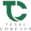 texel compass (green logo and black lettering)