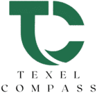 texel compass (green logo and black lettering)